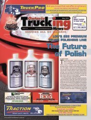 Ontario Trucking News, Issue 118, May 2013
