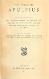 The works of Apuleius; a new translation comprising the ...