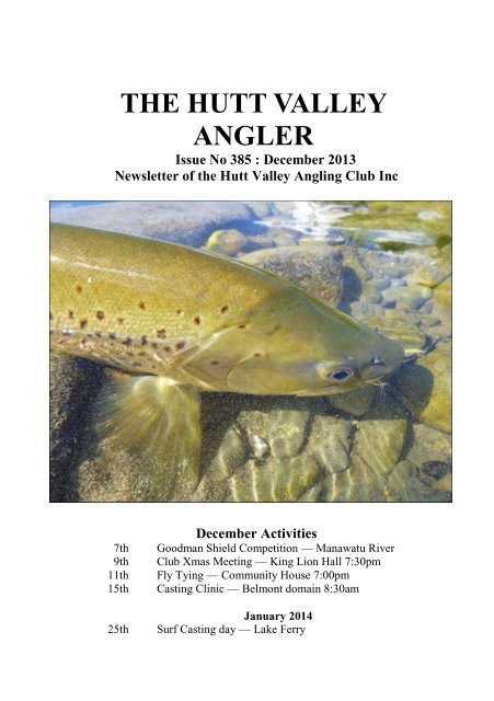Hutt Valley Anglers Club - New Zealand Federation of Freshwater ...