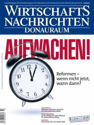 Ausgabe 10/2013 Wirtschaftsnachrichten Donauraum