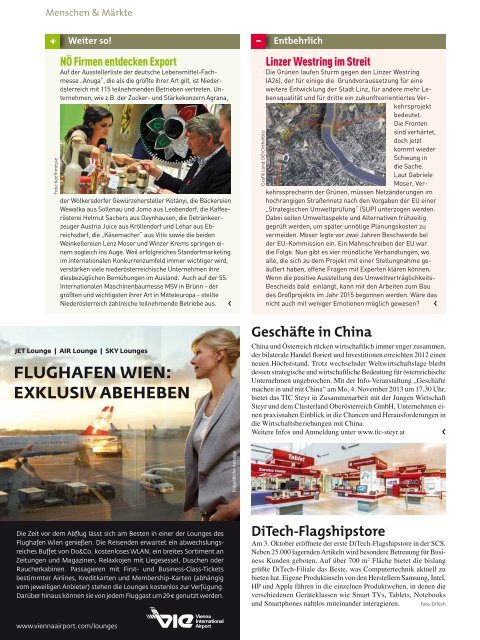 Ausgabe 10/2013 Wirtschaftsnachrichten Donauraum