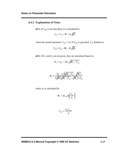 BSIM3v3.2.2 MOSFET Model - The University of Texas at Dallas