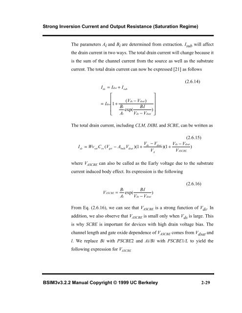 BSIM3v3.2.2 MOSFET Model - The University of Texas at Dallas