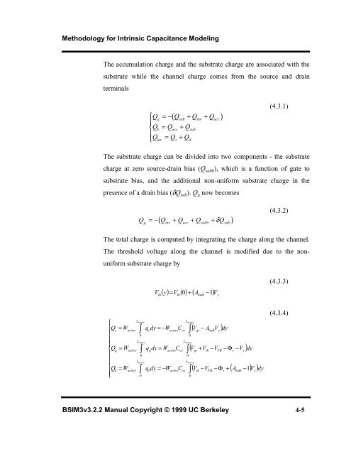 BSIM3v3.2.2 MOSFET Model - The University of Texas at Dallas