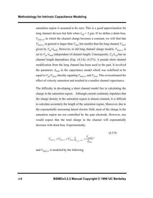 BSIM3v3.2.2 MOSFET Model - The University of Texas at Dallas