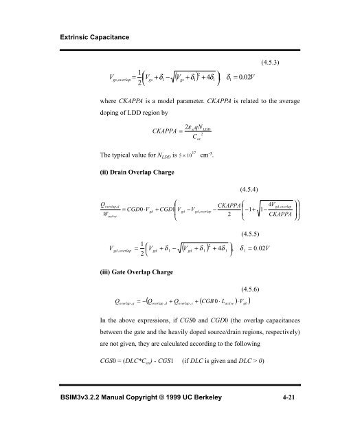 BSIM3v3.2.2 MOSFET Model - The University of Texas at Dallas