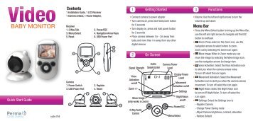 764 Video Baby Monitor Manual - Perma Products