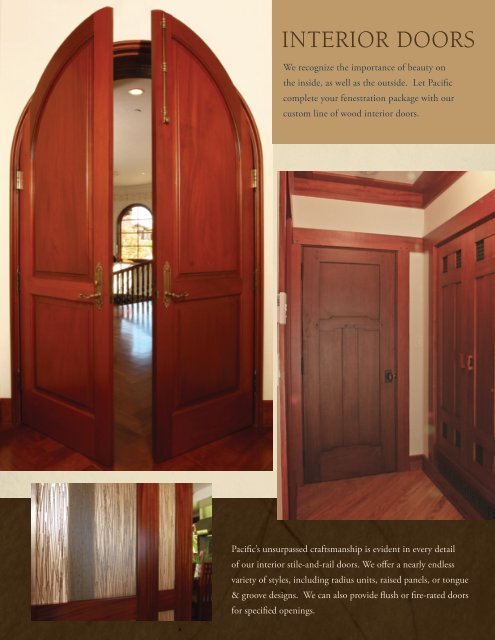 PRODUCT CATALOG - Pacific Architectural Millwork