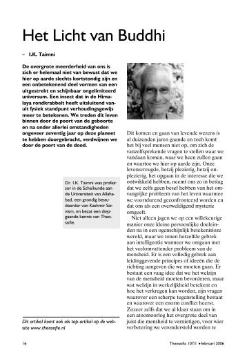 Taimni - Theosofische Vereniging in Nederland