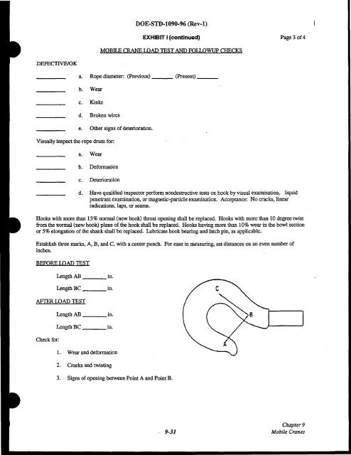 DOE-STD-1090-96, DOE Standard Hoisting and Rigging Manual ...