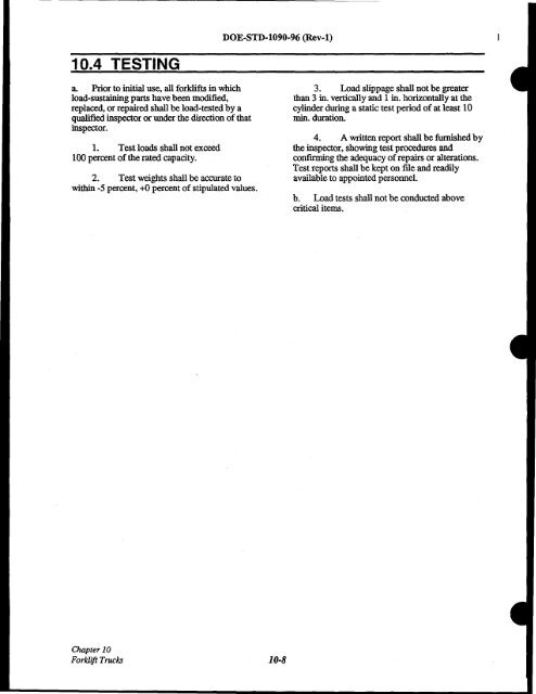 DOE-STD-1090-96, DOE Standard Hoisting and Rigging Manual ...