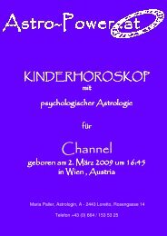 Muster-Kinderhoroskop Channel - Astro-Power - Astrologische ...