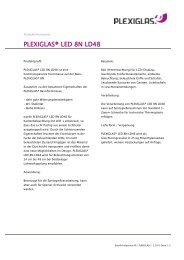 PLEXIGLAS® LED 8N LD48 - PLEXIGLAS® Formmassen