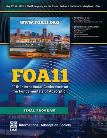 Final Scientific Program - FOA 11