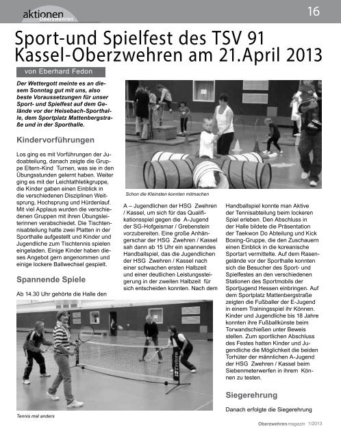 Ausgabe 1/2013 - Frauentreff Brückenhof