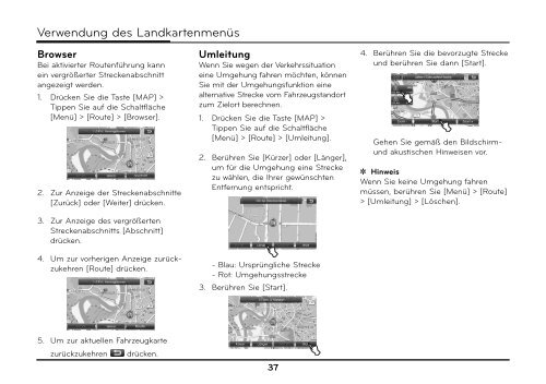 Bedienungsanleitung Navigationssystem Kia Venga