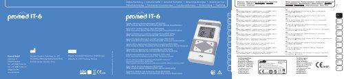 promed_manual_IT6_ 220812_inhalt .indd - Wellnessproducts.ch