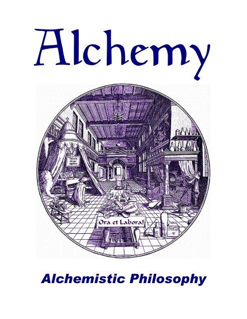 Module 1: Alchemistic Philosophy - Alchemy Resources