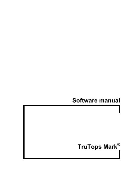 Trumpf laser programming manual