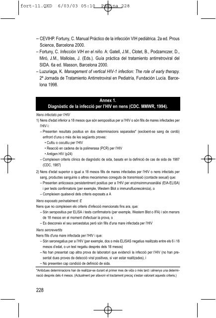 Guia Clínica de l'HIV 2003 - Sida Studi