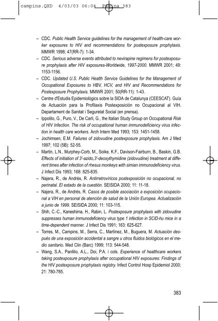 Guia Clínica de l'HIV 2003 - Sida Studi