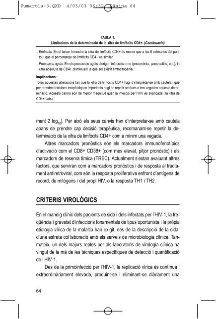 Guia Clínica de l'HIV 2003 - Sida Studi