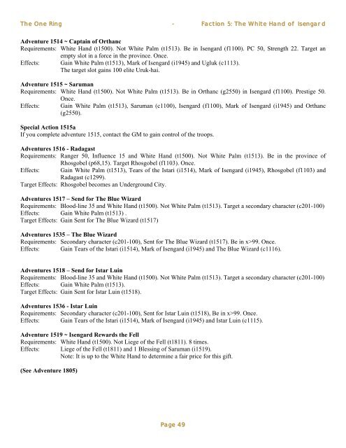 Module in pdf format (v. 2.02) - Harlequin Games
