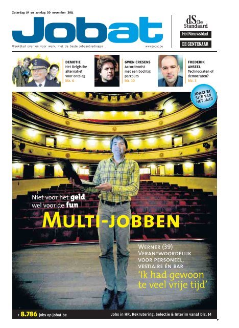 Jobat-krant 19 november 2011