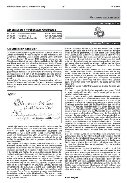 amts- und nachrichtenblatt - VG Riechheimer Berg