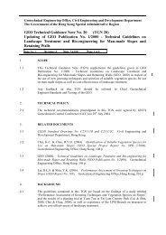 GEO Technical Guidance Note No. 20 (TGN 20) Updating of GEO ...