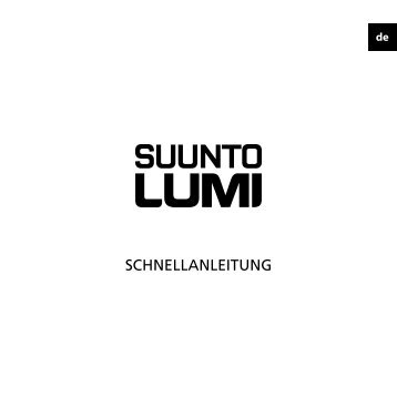 SChnellAnleitung - Suunto