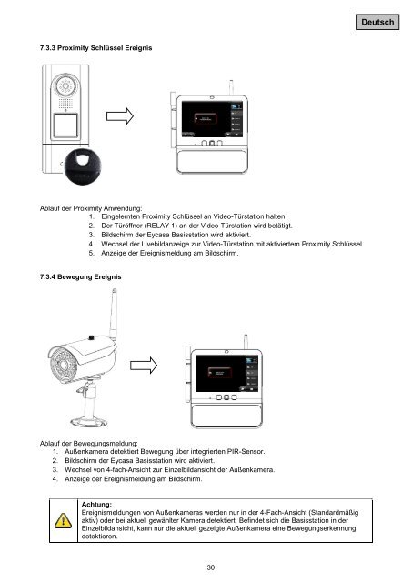 Eycasa Tür & Haus Funk-Videosystem Bedienungsanleitung - ABUS