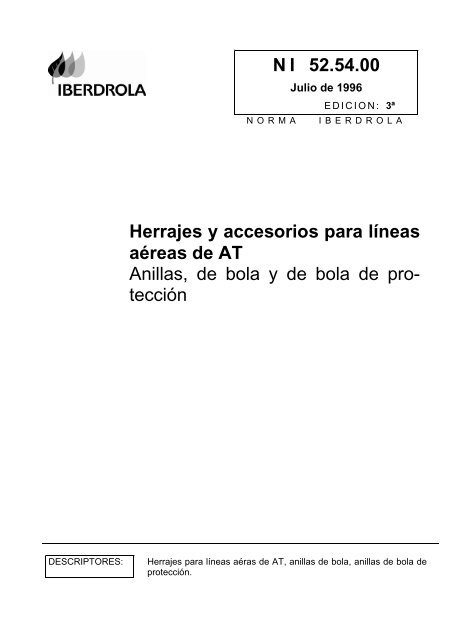 Herrajes y accesorios para líneas aéreas de AT Anillas, de bola y de ...