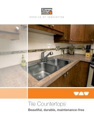 Tile Countertops - Schluter Systems