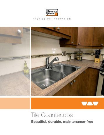 Tile Countertops - Schluter Systems