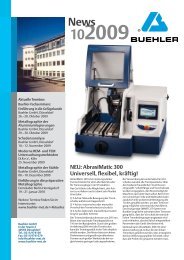 NEU: AbrasiMatic 300 Universell, flexibel, kräftig! - Buehler GmbH