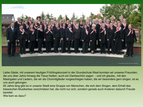 Füllt mit Schalle feiernd die Halle - Händelchor Parchim