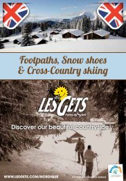 Footpaths, Snow shoes & Cross-Country skiing - Les Gets