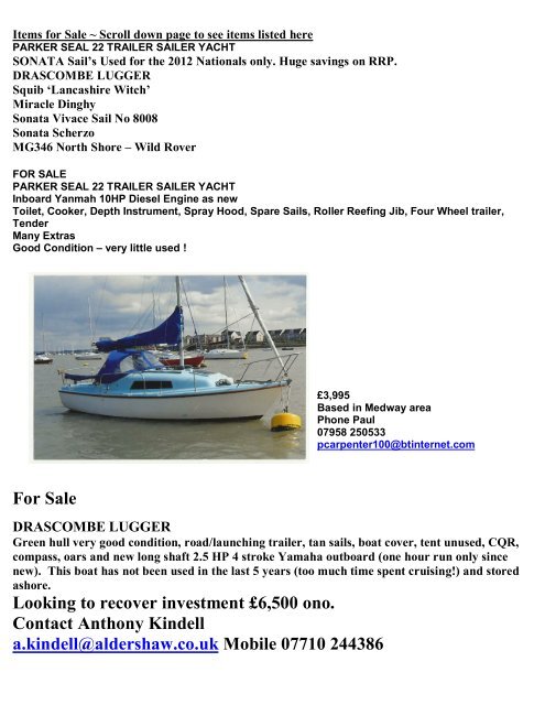 sail and sale