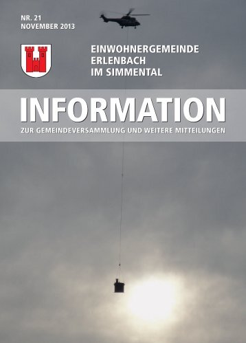 November 2013 - Erlenbach im Simmental