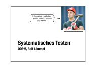 Systematisches Testen