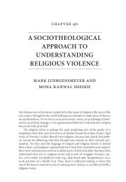 a sociotheological approach to understanding religious violence