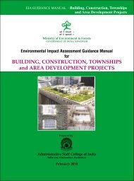 Building construction and townships - Environmental Clearance