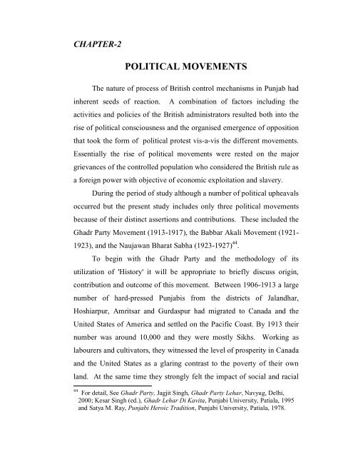 chapter-2 political movements