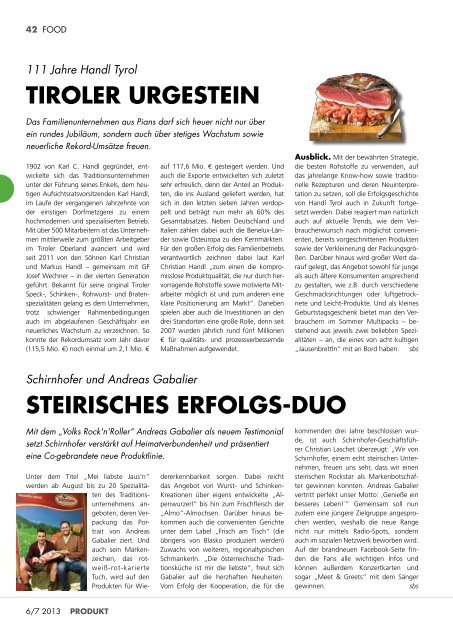 in der aktuellen Ausgabe blättern - Produkt.at