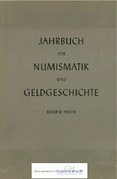 1950-1951 Band II - Bayerische Numismatische Gesellschaft