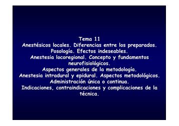 Tema 11 Diapositivas - anestesiaweb