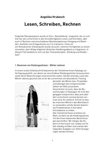 Lesen, Schreiben, Rechnen