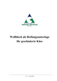 Wellblech als Reifungsunterlage.pdf - Alpwirtschaft.com