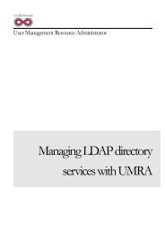 Manage LDAP directory services with UMRA - Tools4Ever.com